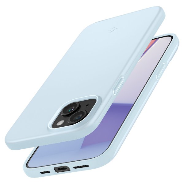 Spigen iPhone 15 Thin Fit -kuori, Mute Blue