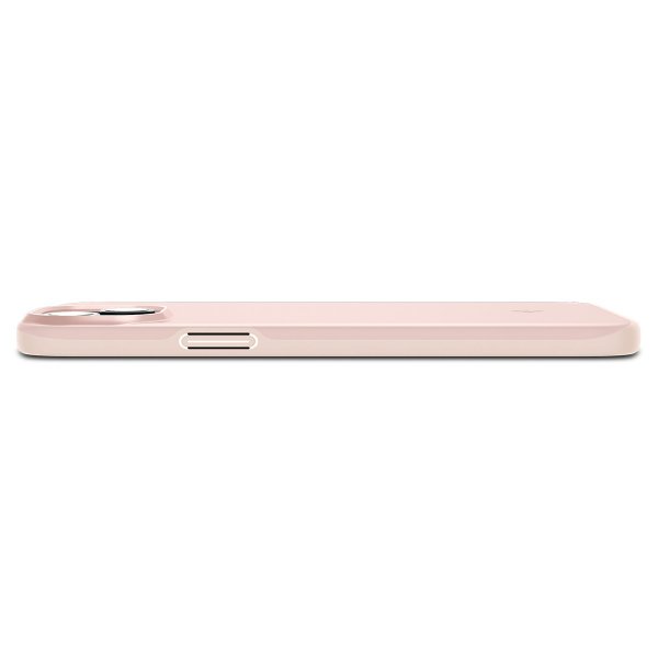 Spigen iPhone 15 Thin Fit -kuori Pink Sand