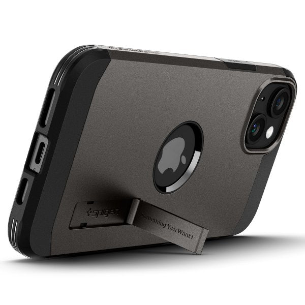 Spigen iPhone 15 Kuori Tough Armor MagFit Gunmetal