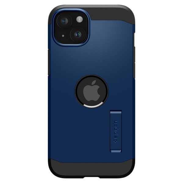 Spigen iPhone 15 -kuori Tough Armor MagFit, laivastonsininen