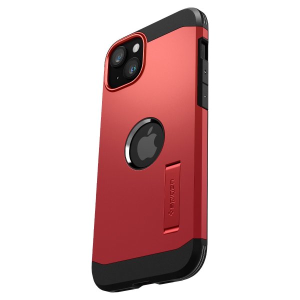 Spigen iPhone 15 Suojakuori Tough Armor MagFit Punainen