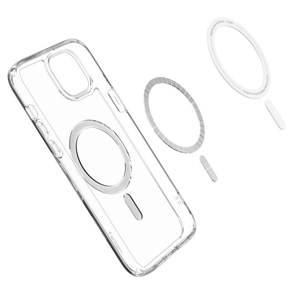Spigen iPhone 15 -suojakuori, Ultra Hybrid MagFit, Graphite