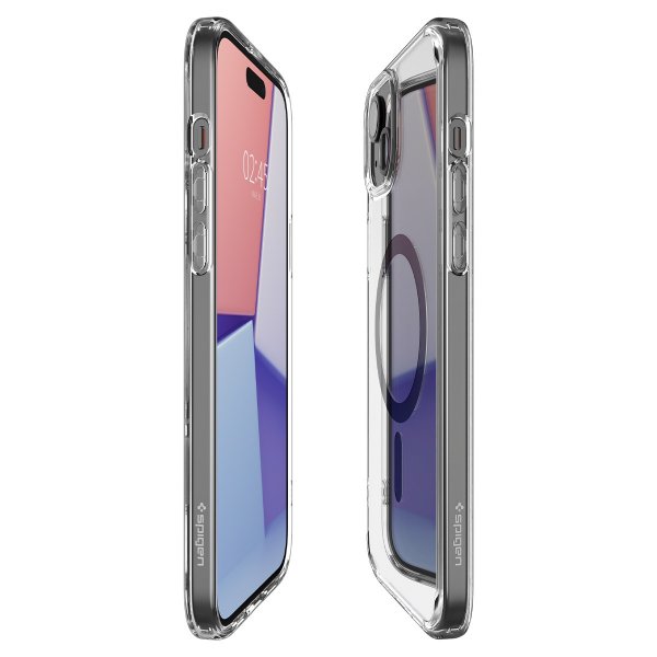 Spigen iPhone 15 -kuori, Ultra Hybrid MagFit, musta