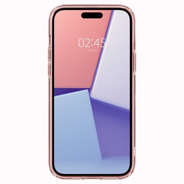 Spigen iPhone 15 Suojakuori Ultra Hybrid Rose Crystal