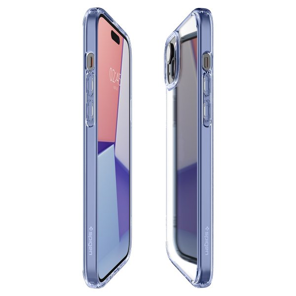 Spigen iPhone 15 Suojakuori Ultra Hybrid Sky Crystal