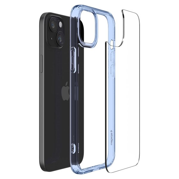 Spigen iPhone 15 Suojakuori Ultra Hybrid Sky Crystal