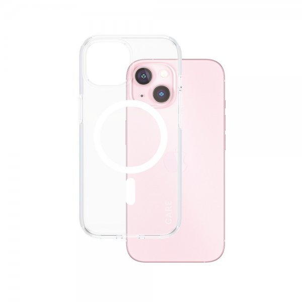 CARE by PanzerGlass iPhone 15 -suojakuori Urban Combat MagSafe, valkoinen