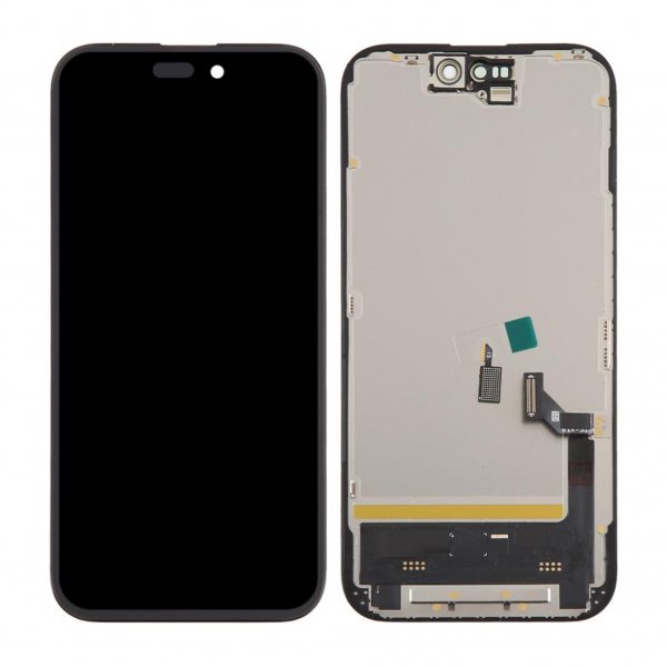 iPhone 15 Soft OLED -näyttö, korkealaatuinen, musta (DD-merkki)