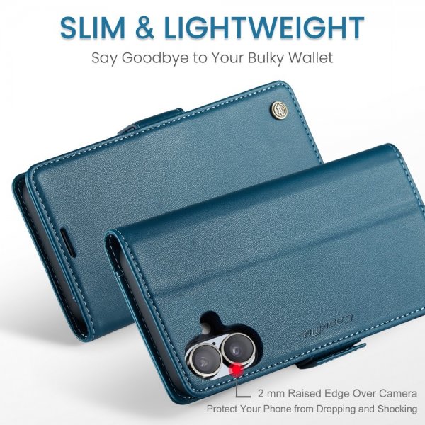 CaseMe iPhone 16 -kotelo 023 Series Sininen