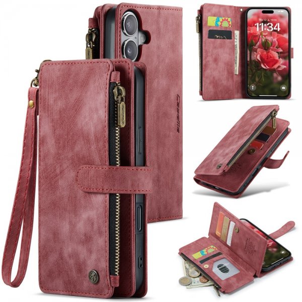 CaseMe iPhone 16 C30 Series Punainen suojakotelo