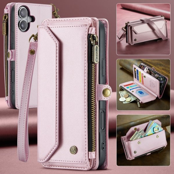 CaseMe iPhone 16 -kotelo C36-sarja Pinkki