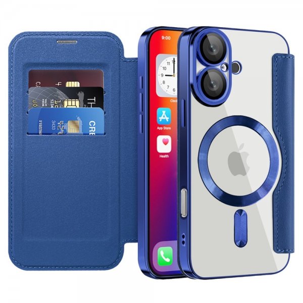 iPhone 16 -kotelo MagSafella, sininen