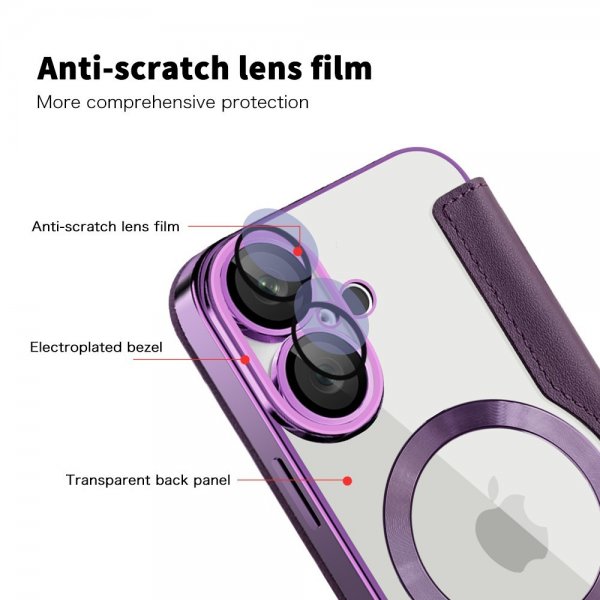 iPhone 16 -kotelo MagSafe, violetti