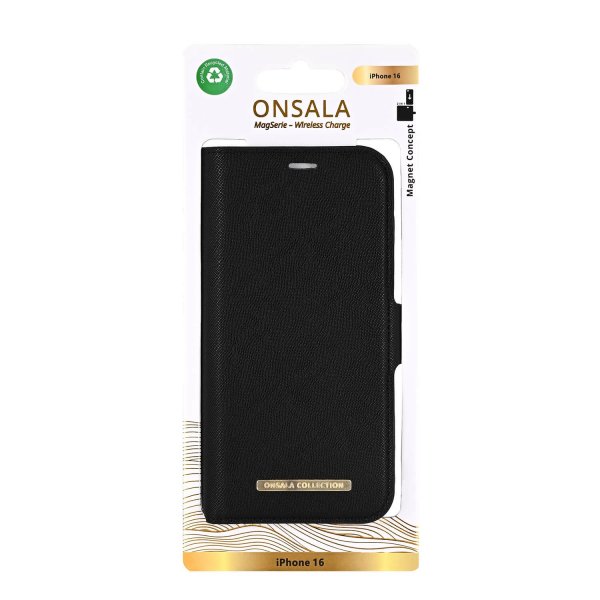 Onsala iPhone 16 -kotelo MagSeries irrotettava kuori musta