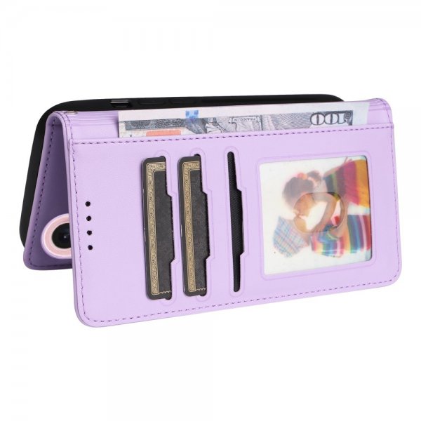 Betopnice iPhone 16 -kotelo irrotettavalla kuorella 005 Violetti