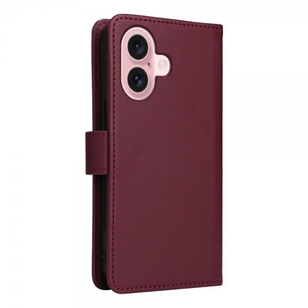 Betopnice iPhone 16 -suojakuori irrotettavalla kannella 005 Punainen