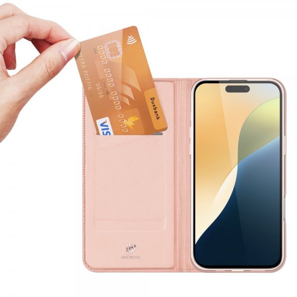 Dux Ducis iPhone 16 -suojakotelo Skin Pro Series Ruusukulta