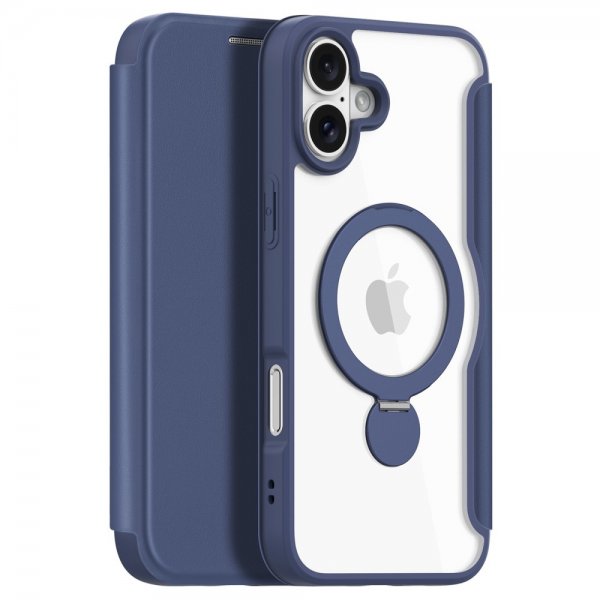 Dux Ducis iPhone 16 Suojakotelo Skin X Pro Series Kickstand MagSafe Sininen