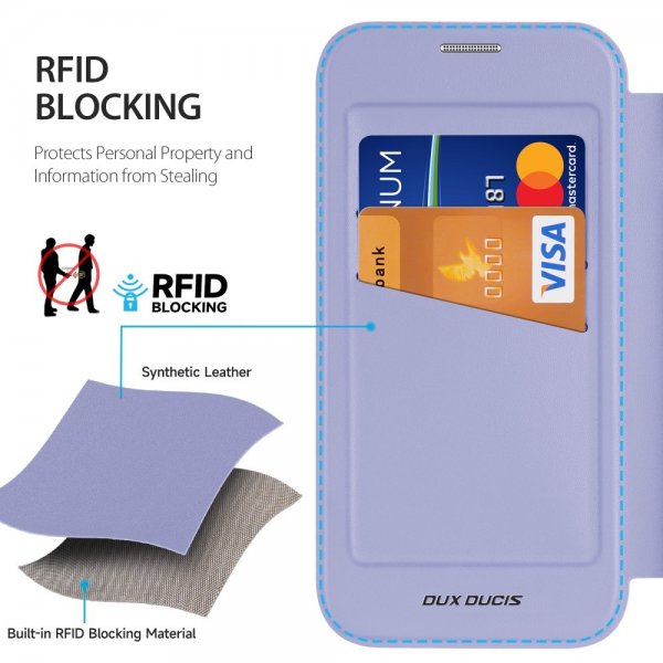 Dux Ducis iPhone 16 -suojakotelo Skin X Pro Series Kickstand MagSafe Violetti
