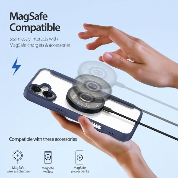 Dux Ducis iPhone 16 Suojakotelo Skin X Pro Series MagSafe Sininen