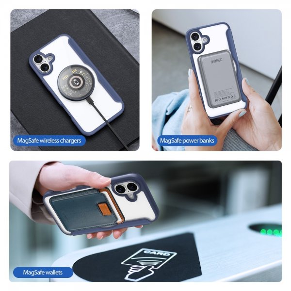 Dux Ducis iPhone 16 Suojakotelo Skin X Pro Series MagSafe Sininen