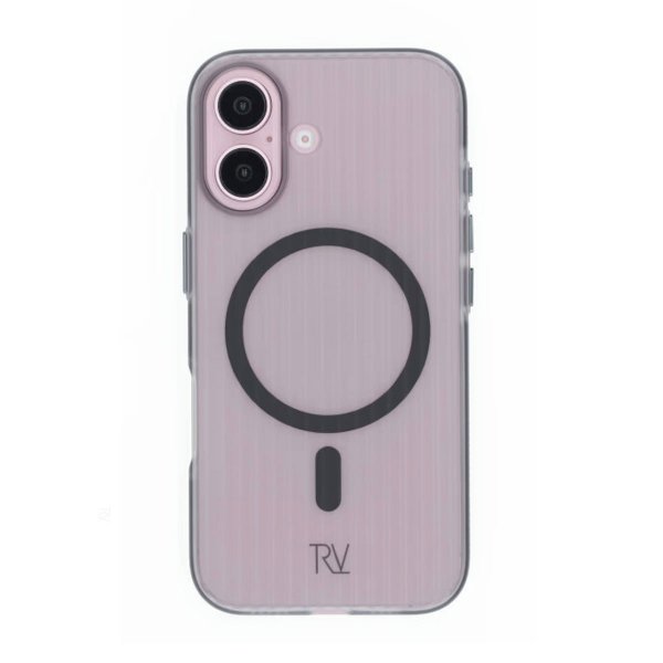 Rvelon iPhone 16 Kuoret Aallotettu MagSafe Harmaa