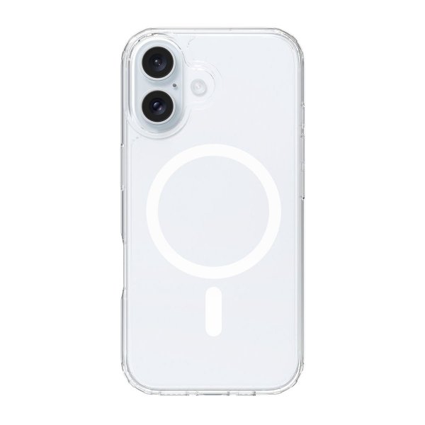 Rvelon iPhone 16 Kuori TPU MagSafe Läpinäkyvä