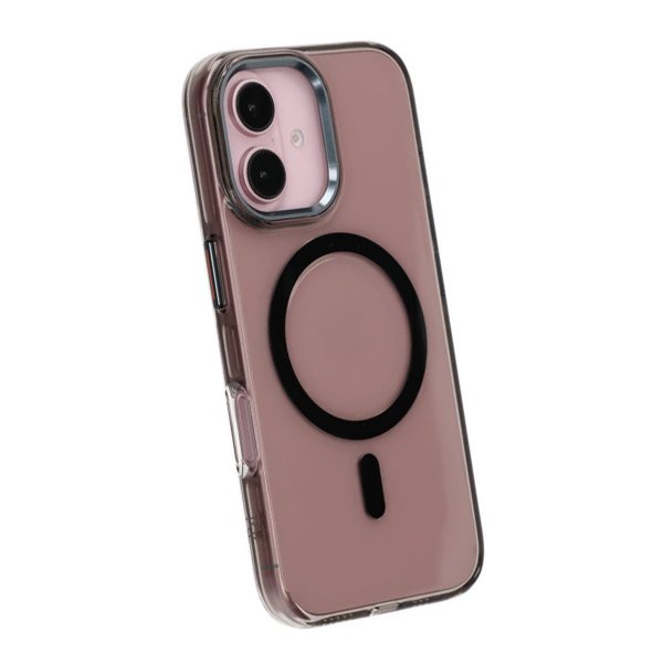 Rvelon iPhone 16 Suojakuori TPU MagSafe Musta