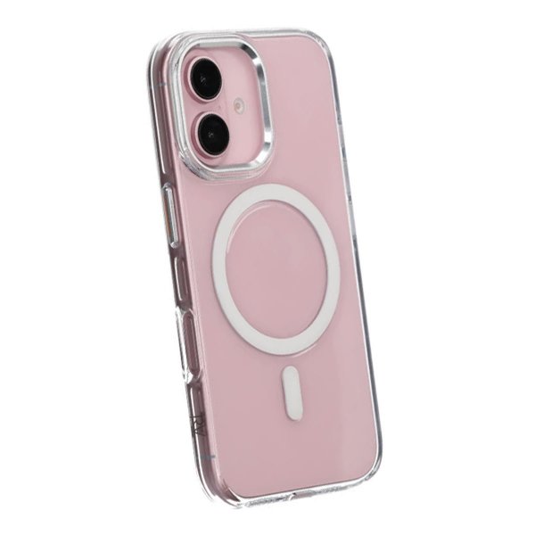 Rvelon iPhone 16 -kuori Kamerasuoja MagSafe Läpinäkyvä