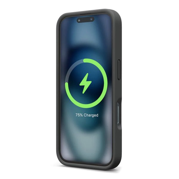 Rvelon iPhone 16 Plus Silikonisuojakuori MagSafella, musta