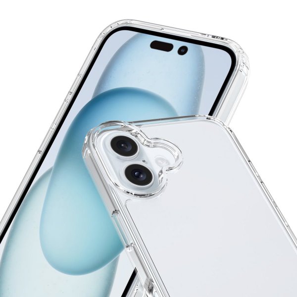 Rvelon iPhone 16 Plus Kuori Iskunkestävä Läpinäkyvä