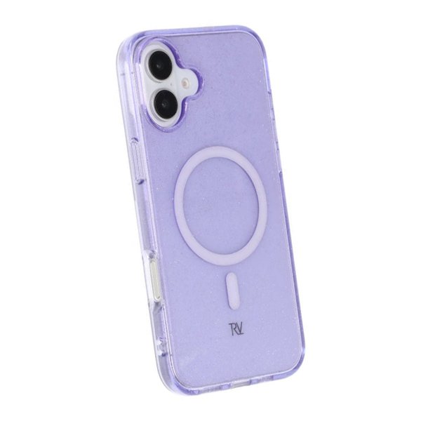 Rvelon iPhone 16 Plus Kuoret Glitter MagSafe Violetti