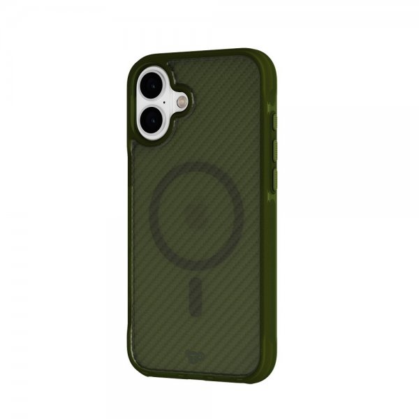 Tech21 iPhone 16 Plus -suojakuori EvoArmor MagSafe, vihreä