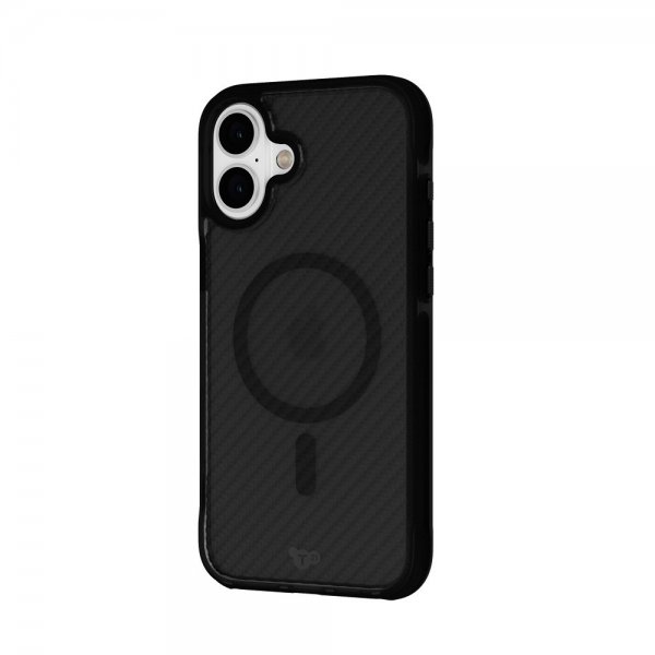 Tech21 iPhone 16 Plus -suojakuori, EvoArmor MagSafe, musta