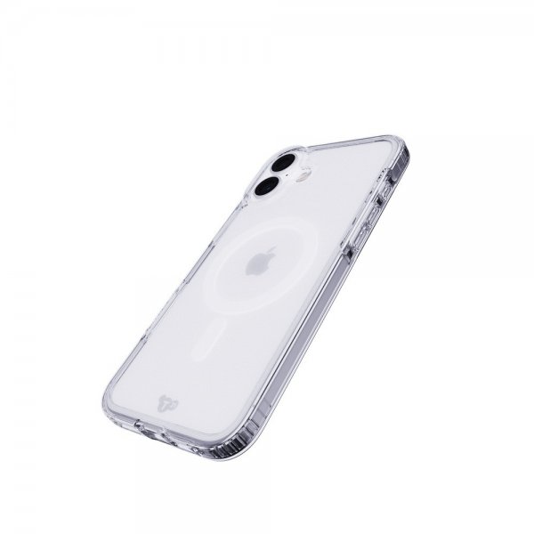 Tech21 iPhone 16 Plus -suojakuori EvoClear MagSafe, läpinäkyvä