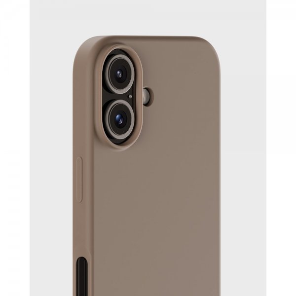 holdit iPhone 16 Plus Silikonisuojakuori Mocha Brown