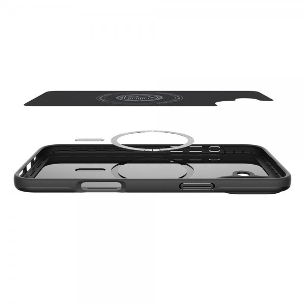 Spigen iPhone 16 Plus -suojakuori Thin Fit MagFit, musta