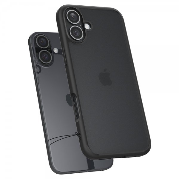 Spigen iPhone 16 Plus -suojakuori Ultra Hybrid Frost Black