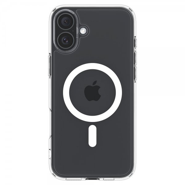 Spigen iPhone 16 Plus -suojakuori Ultra Hybrid MagFit, valkoinen
