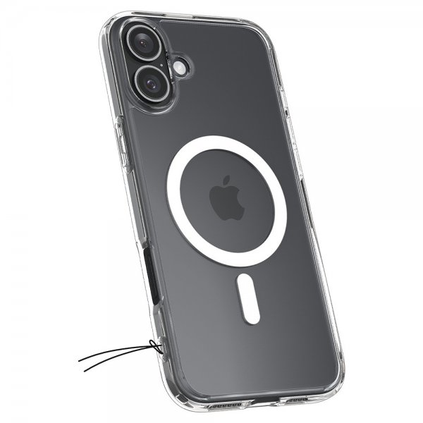Spigen iPhone 16 Plus -suojakuori Ultra Hybrid MagFit, valkoinen