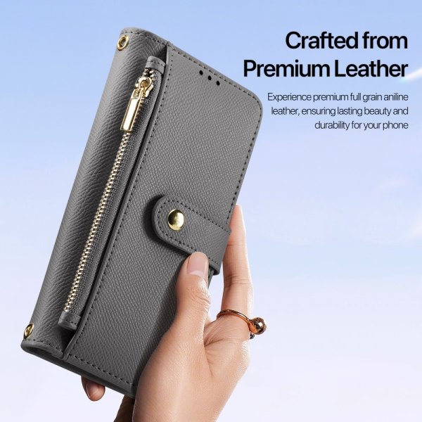Dux Ducis iPhone 16 Pro -kuoret 2-in-1 Lawa Series MagSafe harmaa