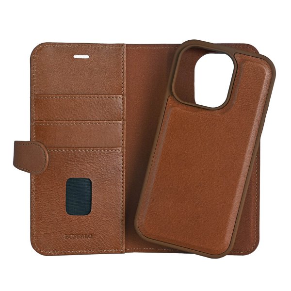 Buffalo iPhone 16 Pro Kotelo 2-in-1 MagSeries Ruskea