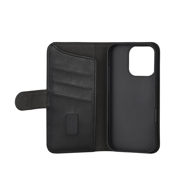 Gear iPhone 16 Pro Kotelo 3 Korttipaikkaa Musta