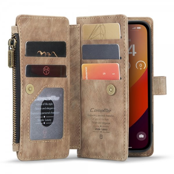 CaseMe iPhone 16 Pro -suojakuori C30-sarja Ruskea