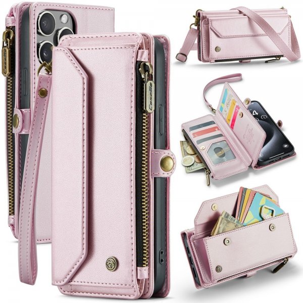CaseMe iPhone 16 Pro -suojakuori C36 Series Pink