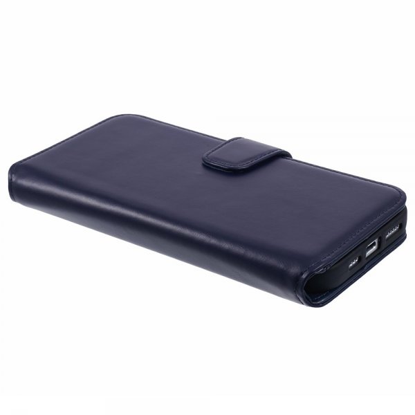 Nordic Covers iPhone 16 Pro -suojakuori Essential Leather Heron Blue