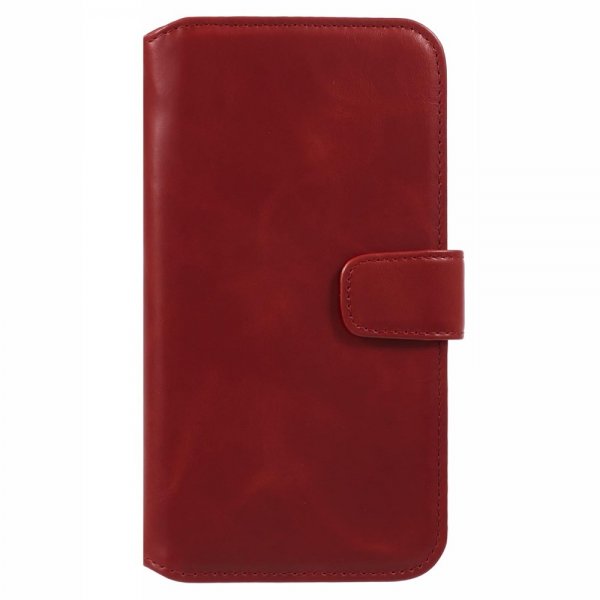 Nordic Covers iPhone 16 Pro Essential Leather -suojakotelo, Poppy Red