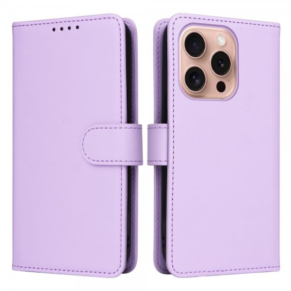 Betopnice iPhone 16 Pro -kuoret irrotettavalla kuorella 005 Violetti