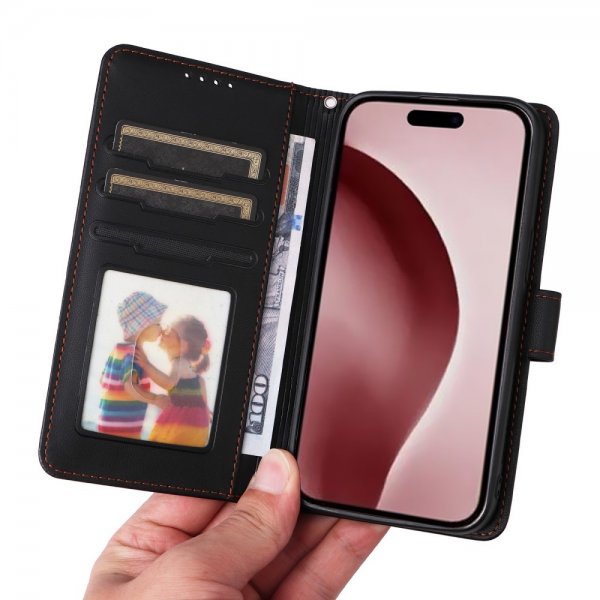 Betopnice iPhone 16 Pro -kuori irrotettavalla suojuksella 005 Musta