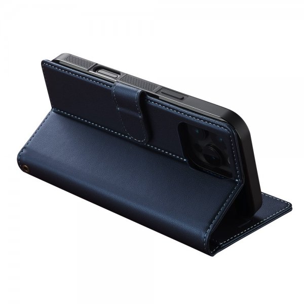Lc.Imeeke iPhone 16 Pro -kotelo irrotettavalla kuorella L2 Series MagSafe sininen